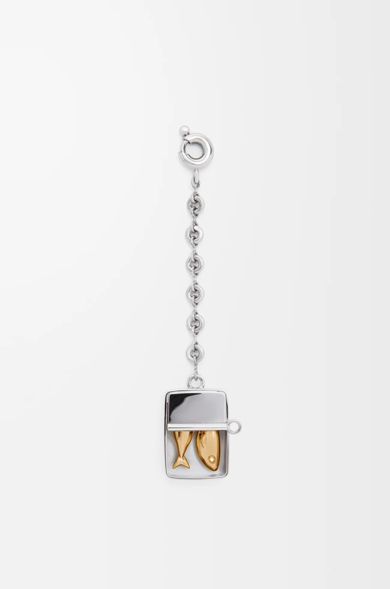 LOEWE Charm Sardine box  Plateado/Dorado