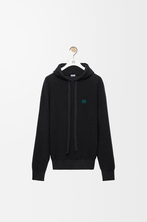 LOEWE Hoodie in wool Black