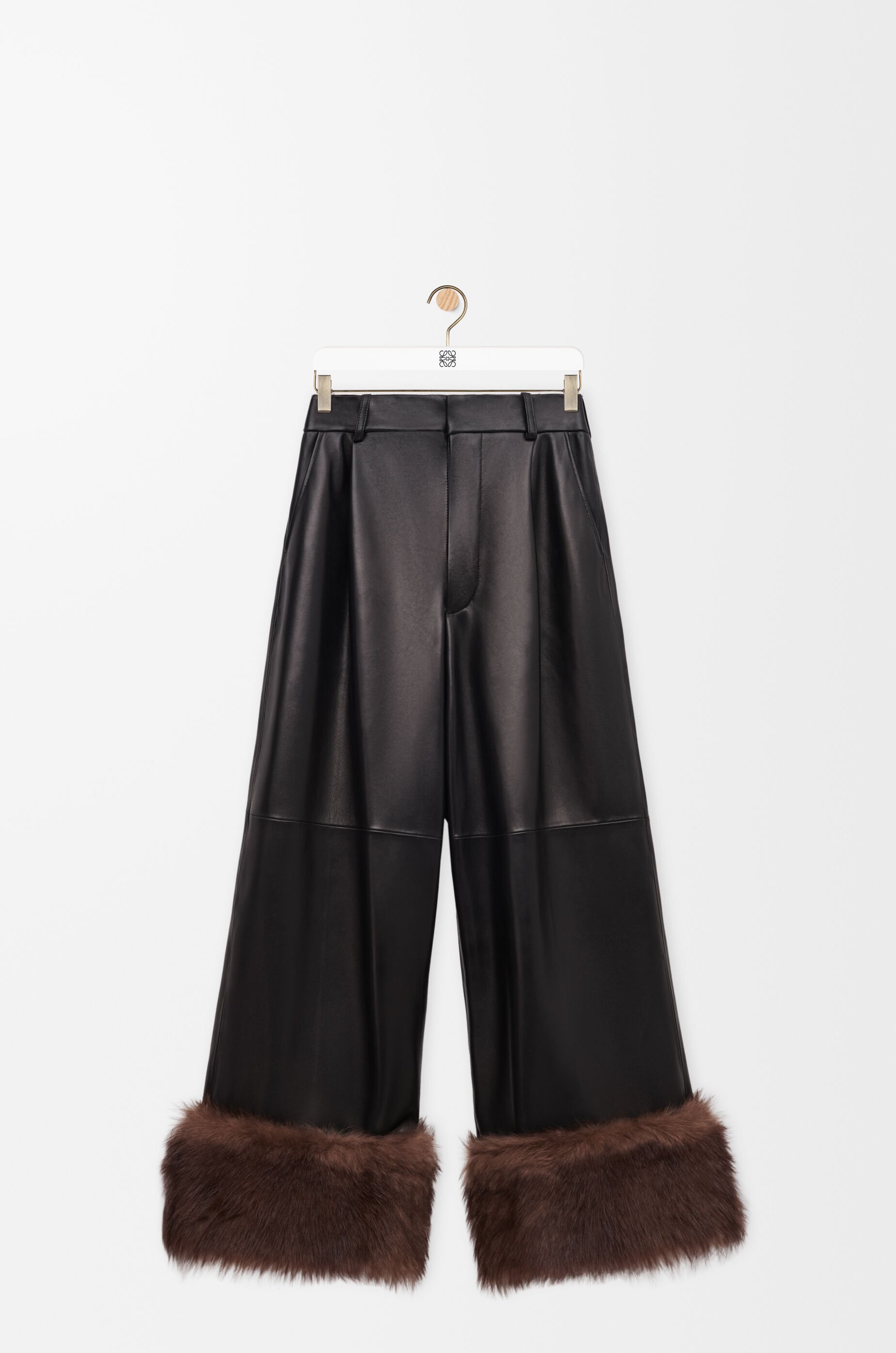 LOEWE フリンジデザインカジュアルパンツ ロエベ LOEWE パンツ フィッシャーマン ターンアップジーンズ