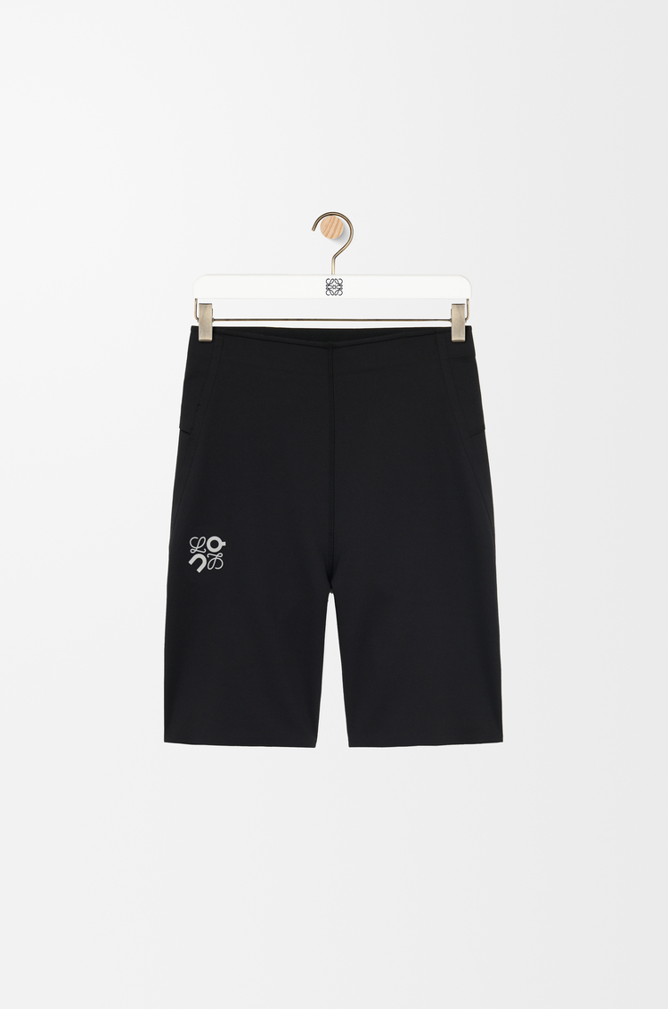 LOEWE Pantalón corto deportivo en tejido técnico Negro