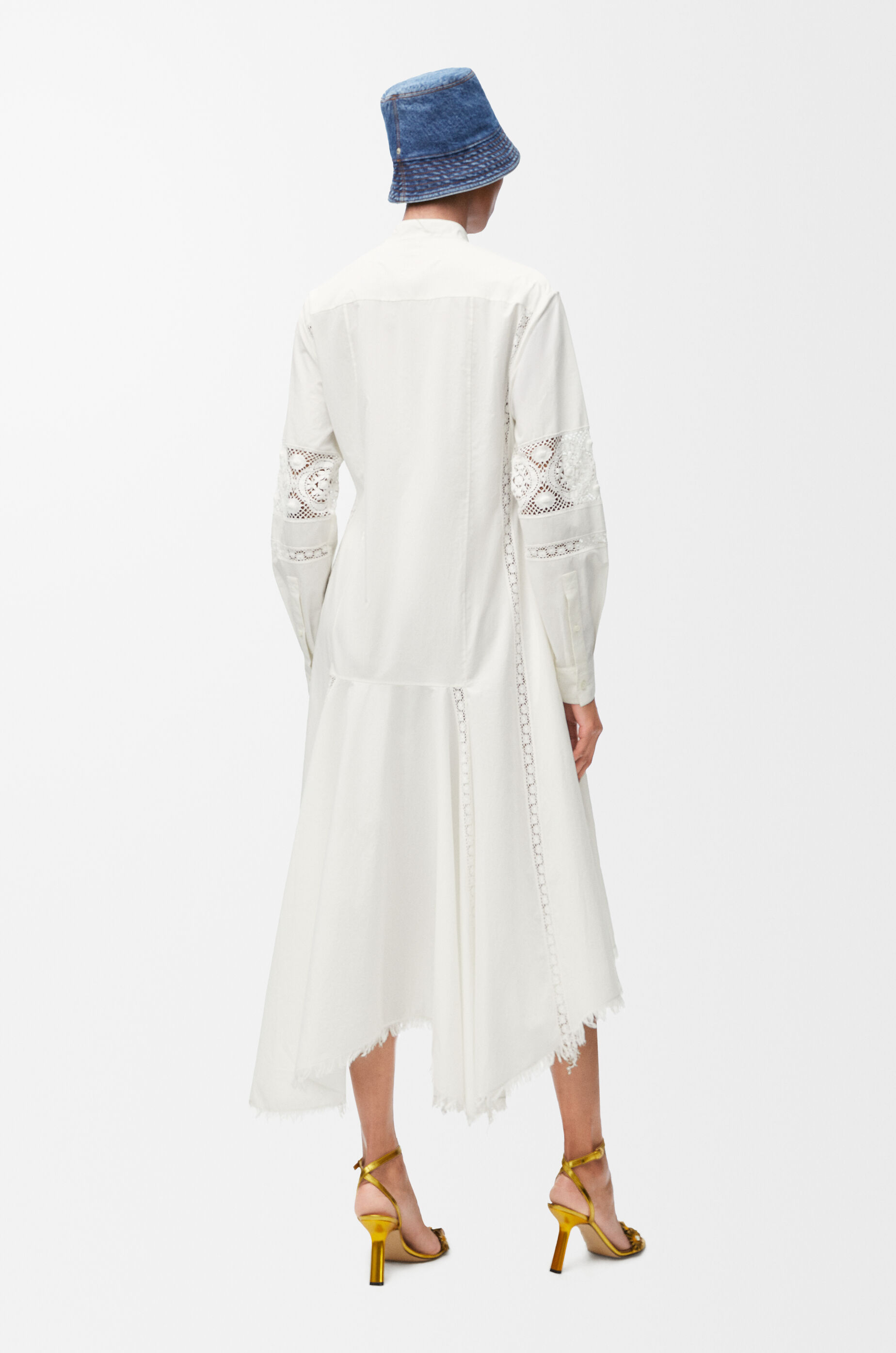 Shirt dress in cotton White - LOEWE Shirt dress in cotton White - LOEWE