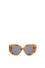 LOEWE Butterfly sunglasses in acetate Shiny Blonde Havana/Smoke
