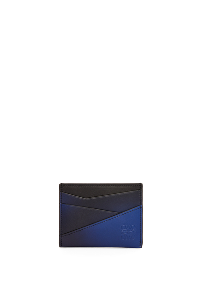 LOEWE Puzzle plain cardholder in silk calfskin 海軍藍 plp_rd