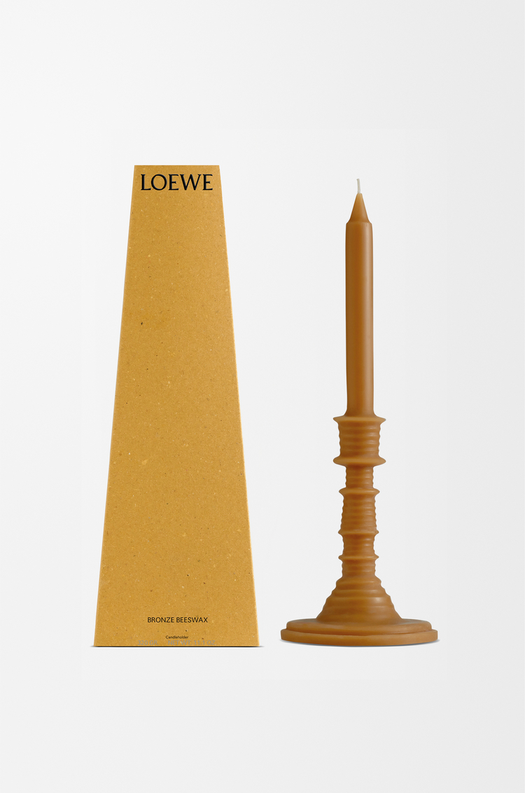 LOEWE ブロンズ ビーワックス キャンドルホルダー アンバー