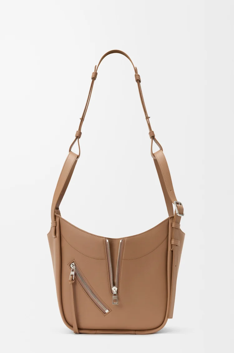 LOEWE Hammock Flip bag in classic calfskin Mocha