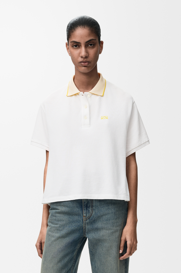 LOEWE Polo en algodón Blanco