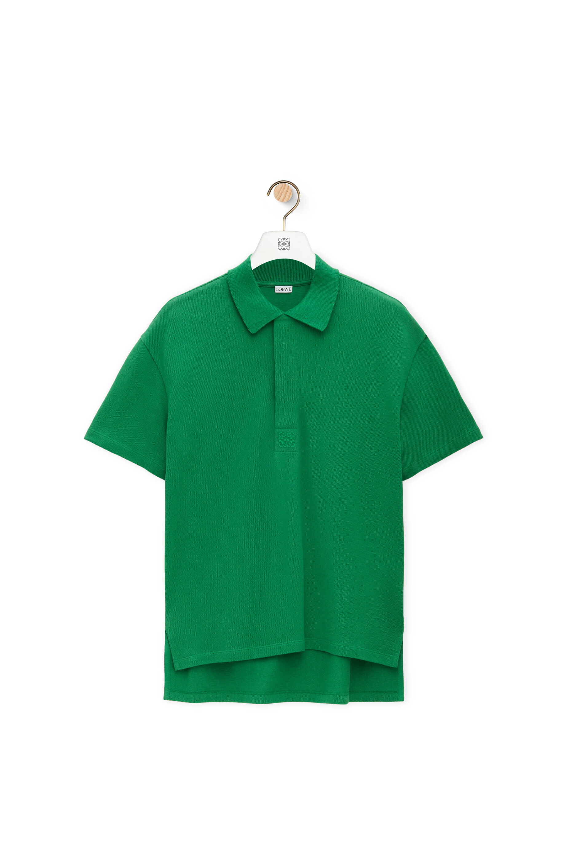 Polo in cotton Tennis Green LOEWE