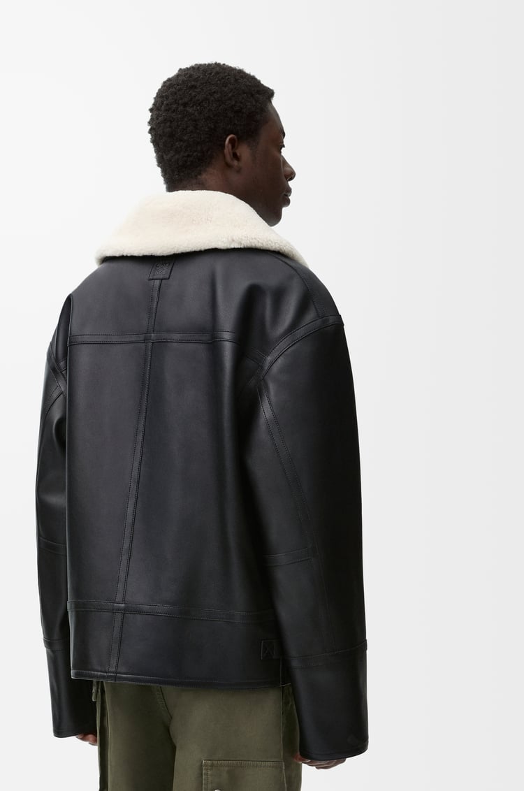 LOEWE Aviator jacket in shearling Black