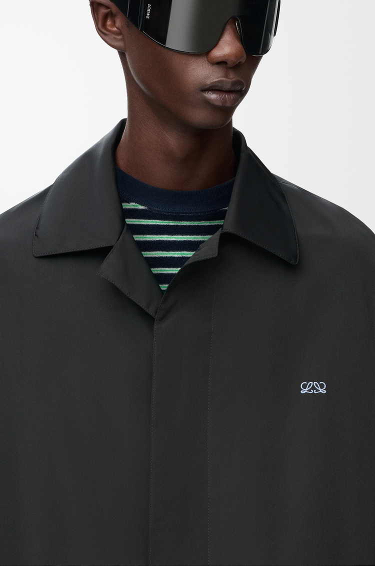 LOEWE Trench en soie technique Noir
