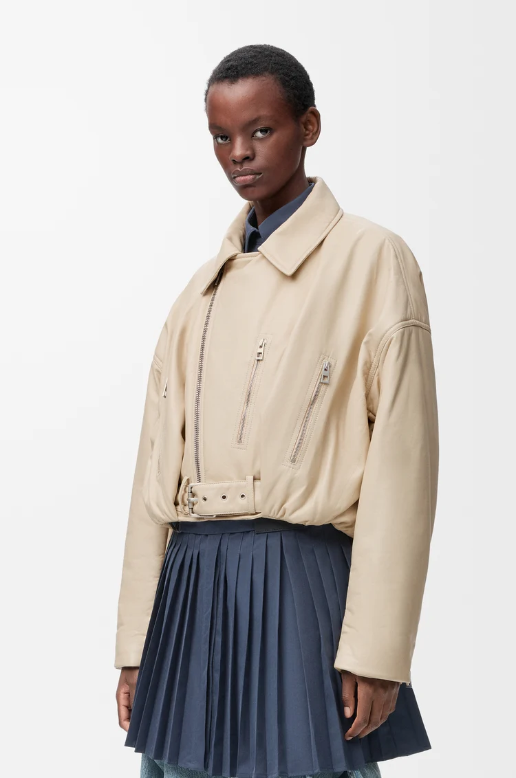 LOEWE バイカー ジャケット（ナパラム） エクリュ