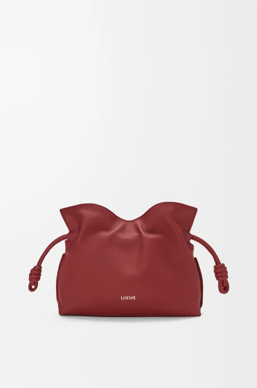 LOEWE フラメンコクラッチ ミニ（ナパカーフ） バーントレッド
