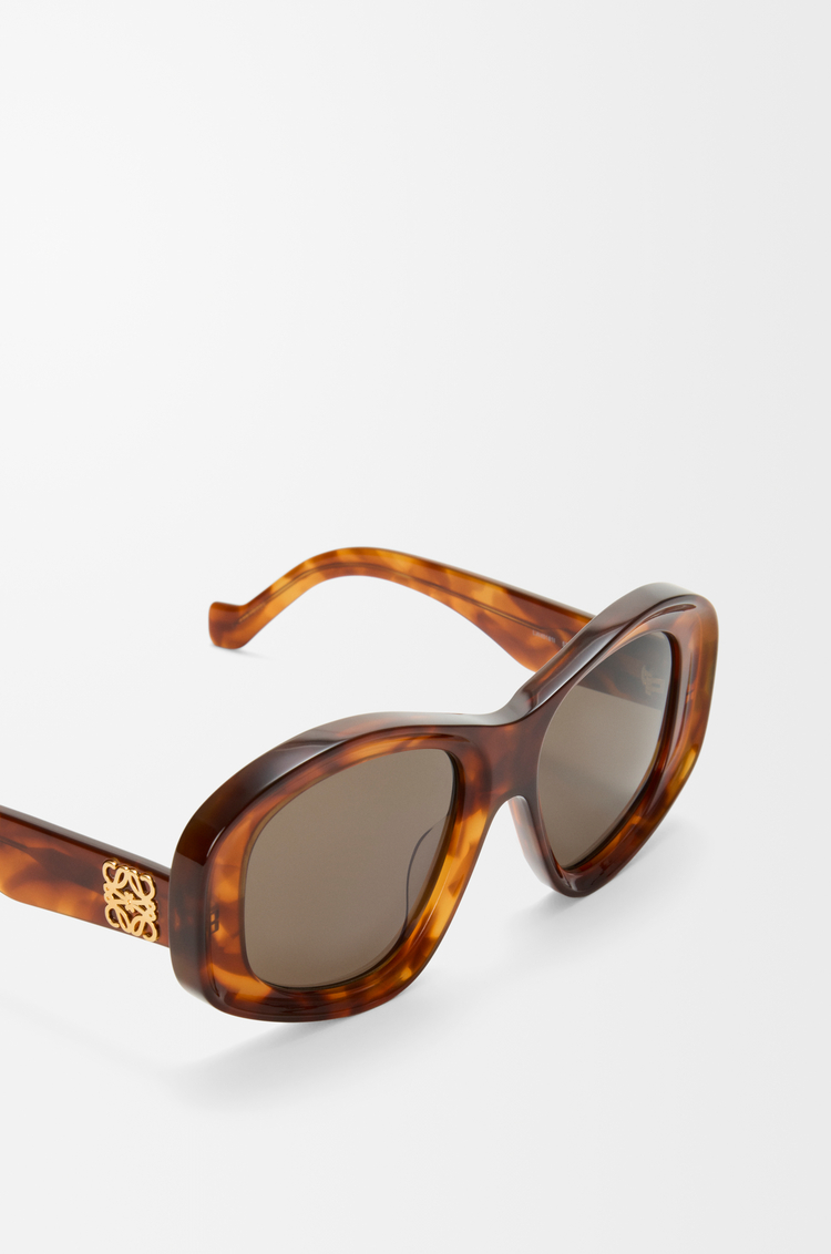 LOEWE Gafas de sol Beveled Pentagon Marrón Habano