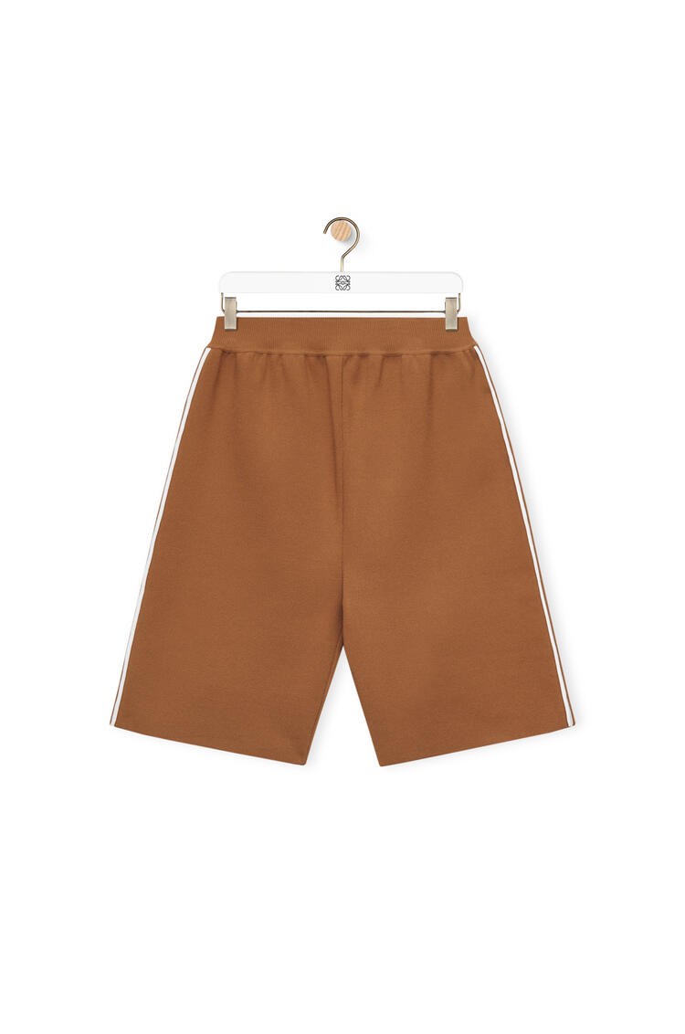 LOEWE Cycling shorts in viscose blend Brown