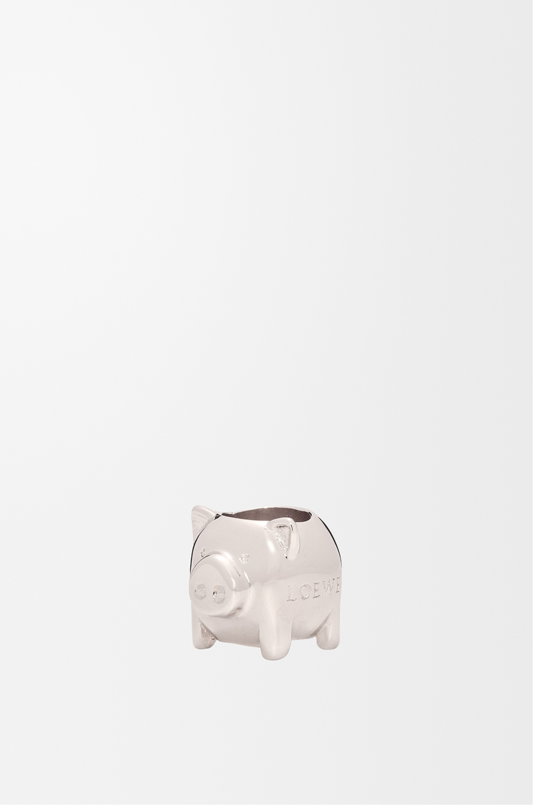 LOEWE Small animal dice in metal Palladium