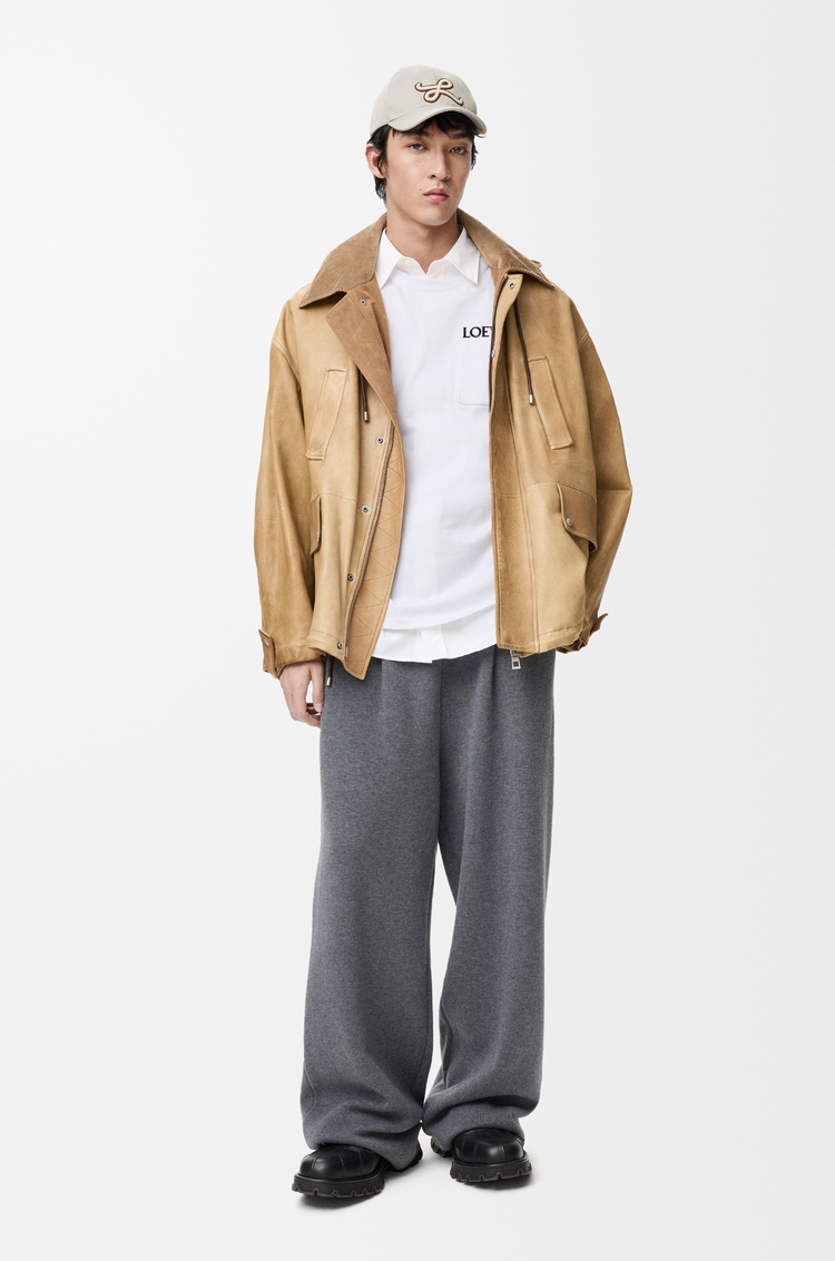 LOEWE Camiseta de corte holgado en algodón Blanco