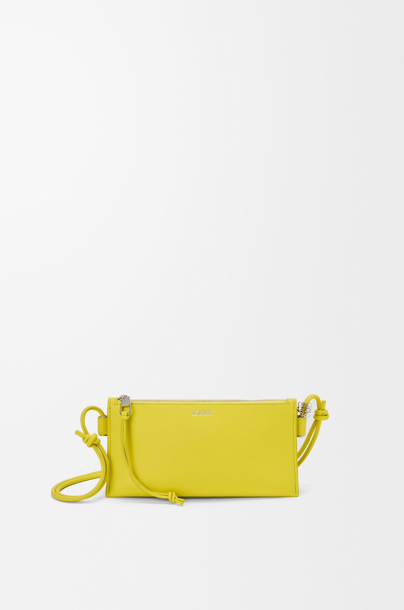 LOEWE Joya pouch en cuir de veau nappa Citron