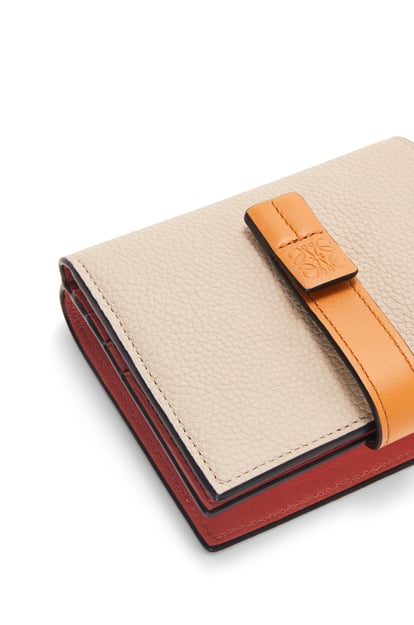 LOEWE Compact zip wallet in soft grained calfskin Light Oat/Honey plp_rd