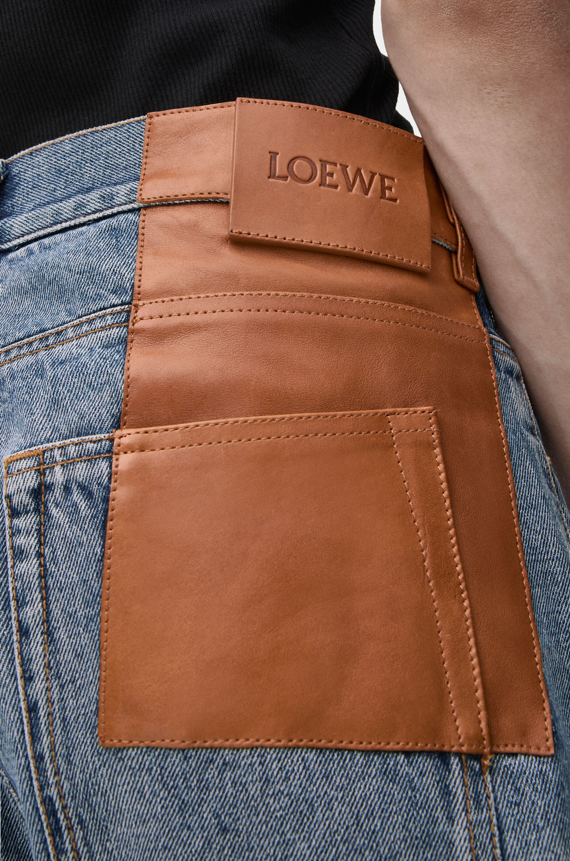 Straight leg jeans in denim Blue - LOEWE