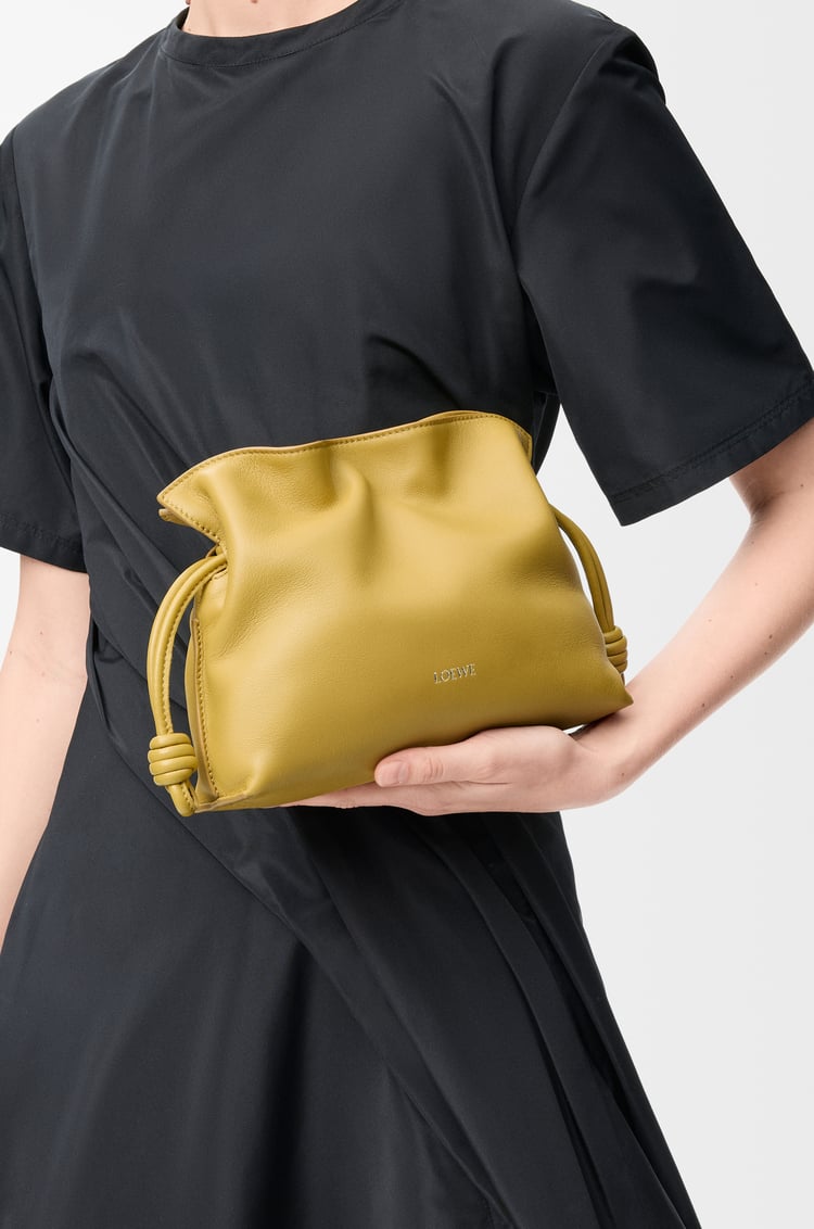 LOEWE フラメンコクラッチ ミニ（ナパカーフ） ジンジャー