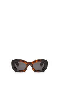 LOEWE Inflated butterfly sunglasses in nylon 深哈瓦那棕色