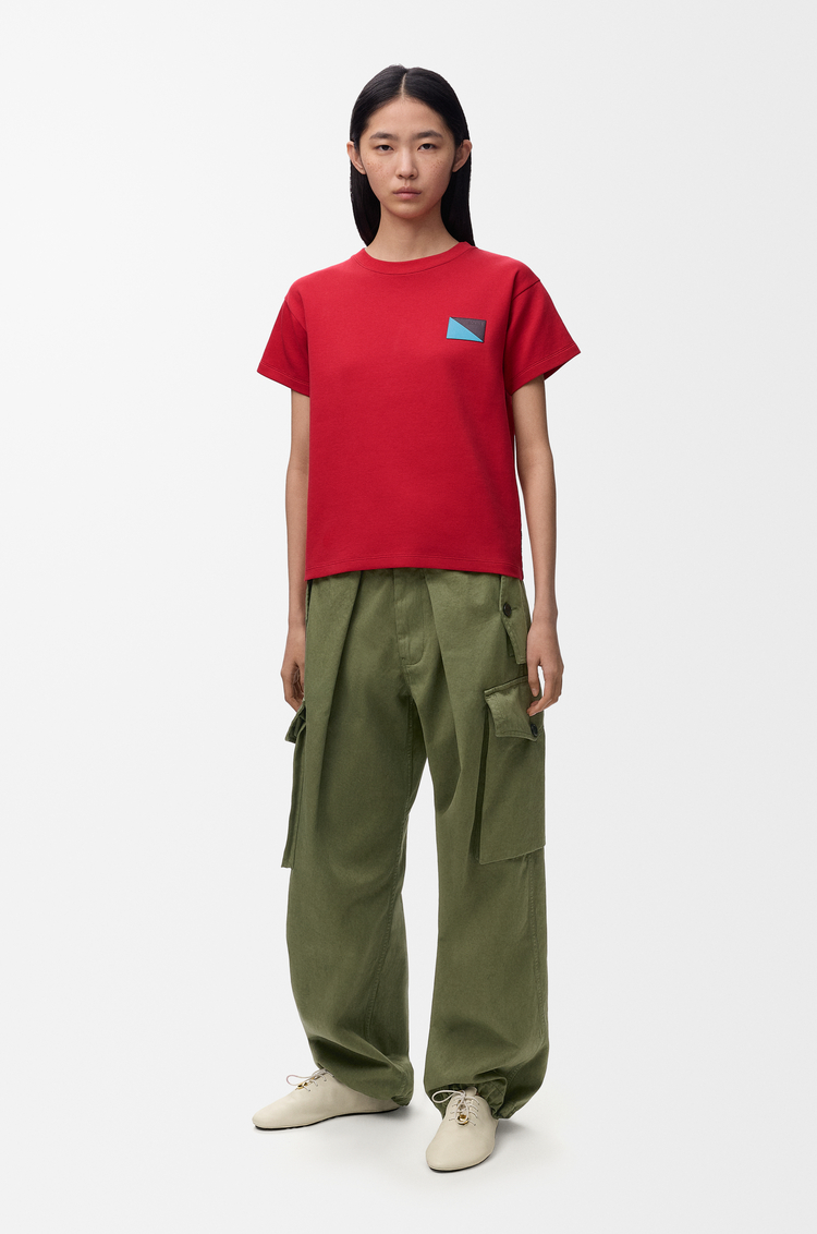 LOEWE T-shirt in cotton blend Red