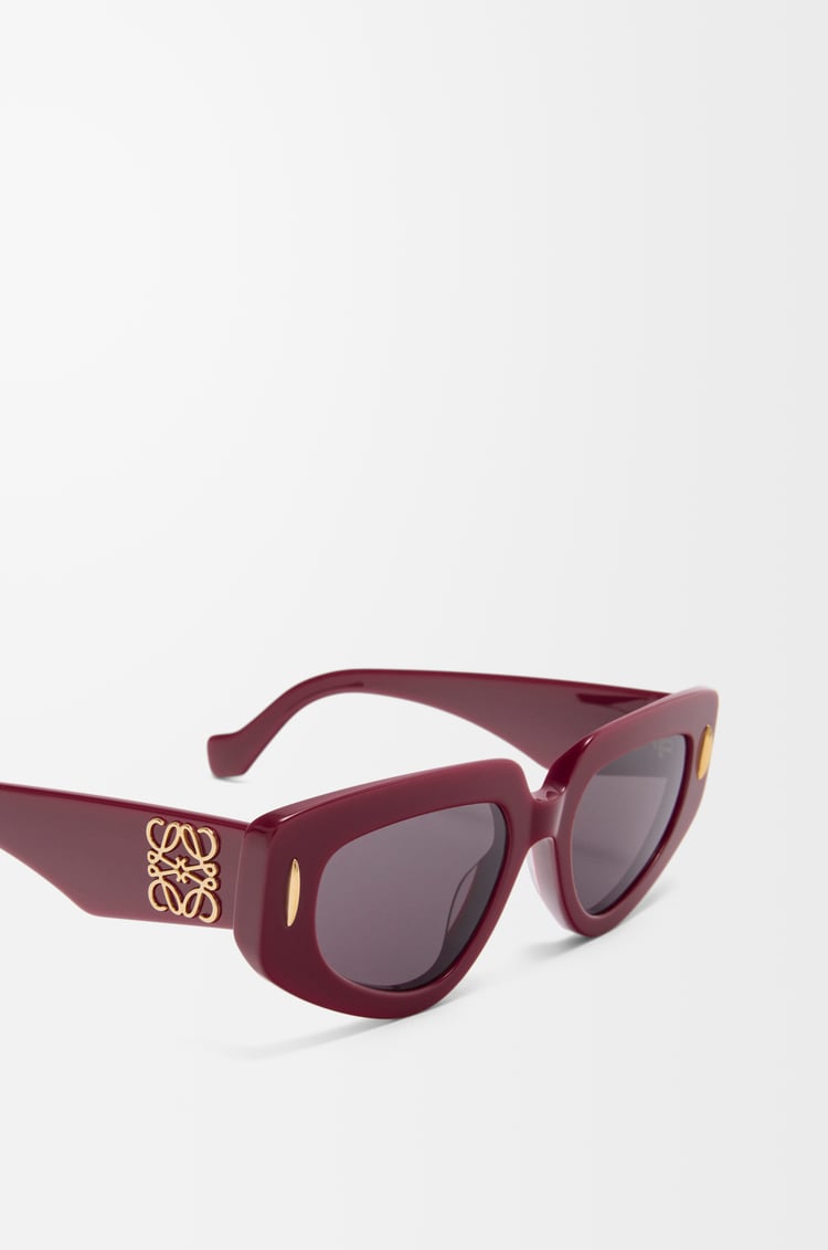 LOEWE 小号 Butterfly Screen 太阳镜 勃艮第红
