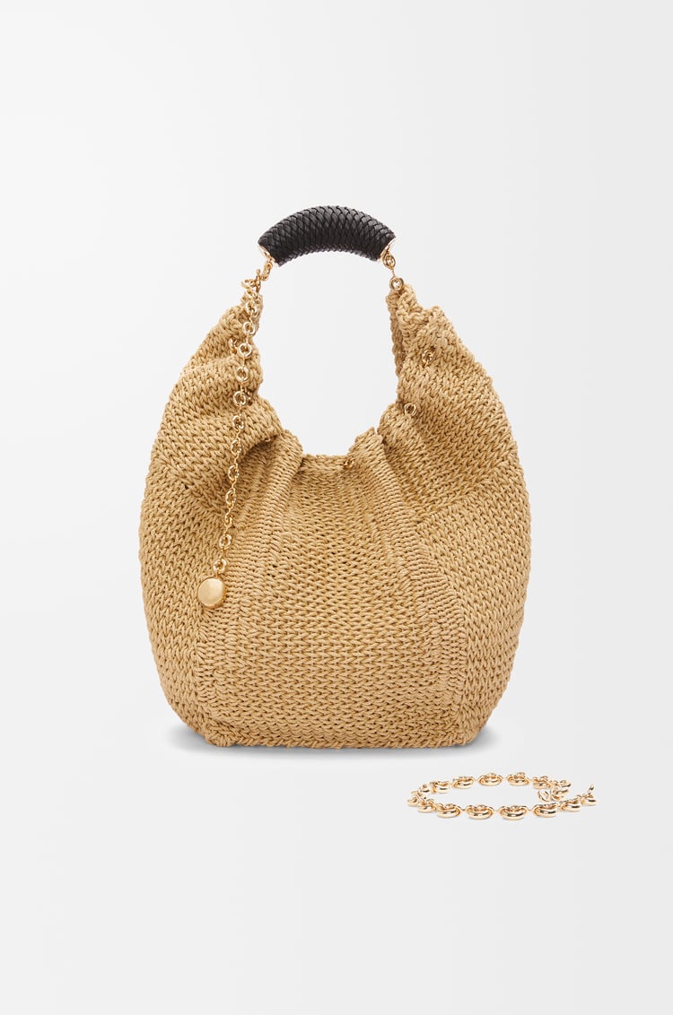 LOEWE スクイーズバッグ ミディアム（コード&カーフ） ナチュラル