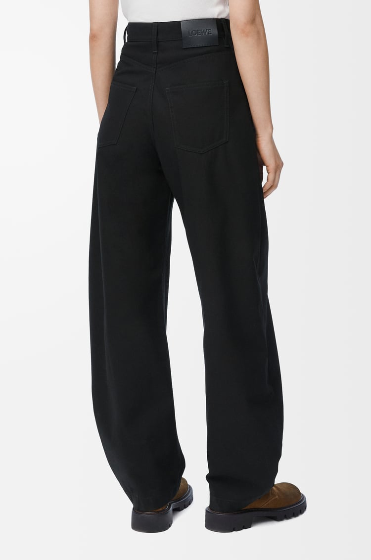 LOEWE Balloon trousers in cotton Black