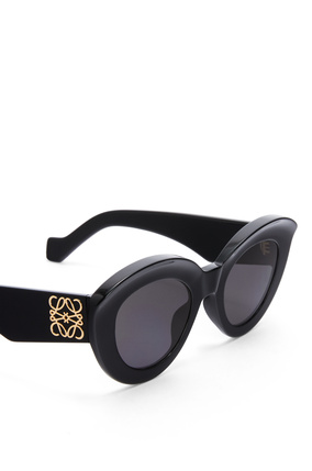 LOEWE Butterfly Anagram sunglasses in acetate Shiny Black plp_rd