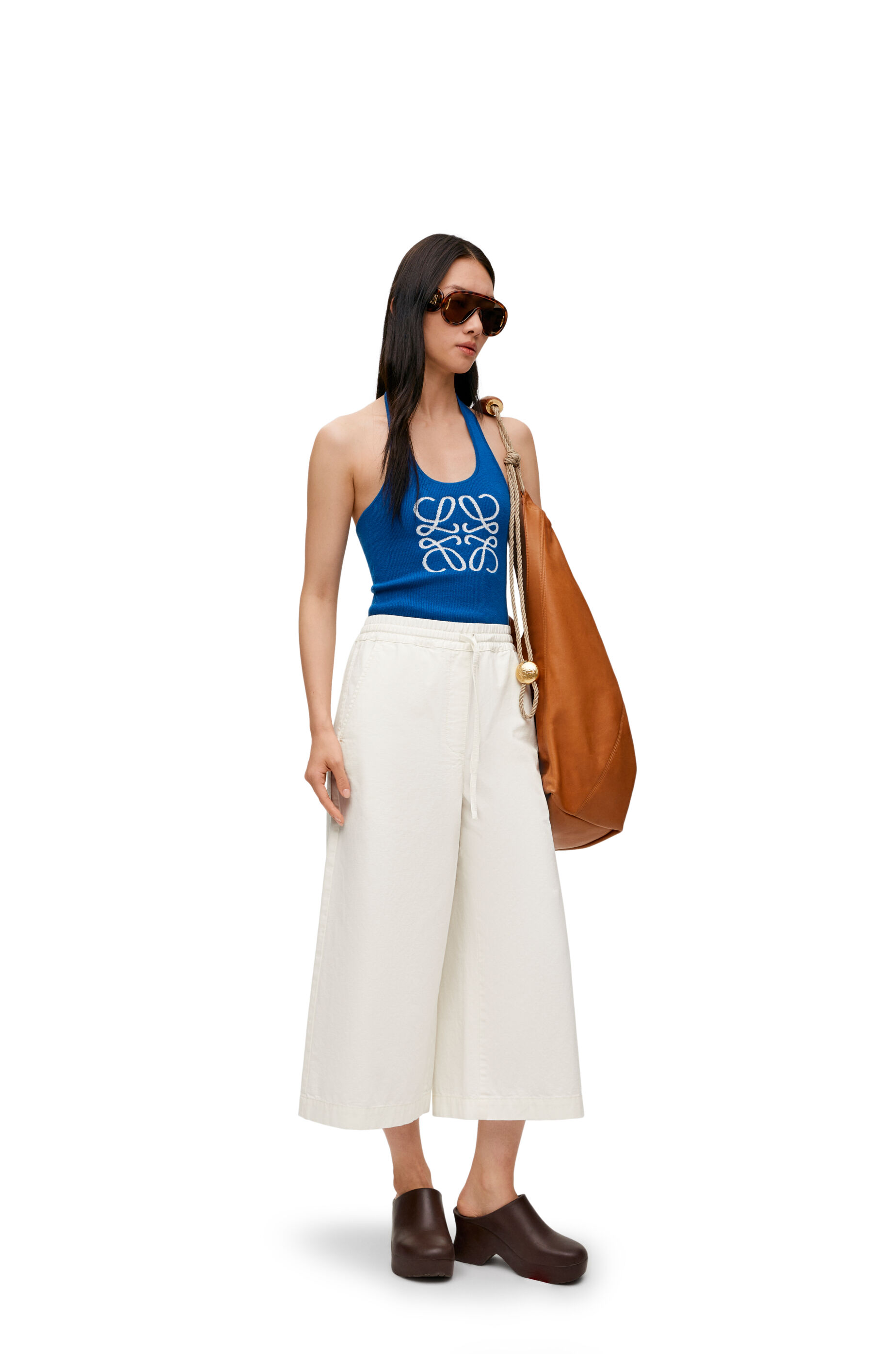 ロエベ LOEWE デニムパンツ　クロップドトラウザーズ XS ロエベ LOEWE デニムパンツクロップドトラウザーズ XS