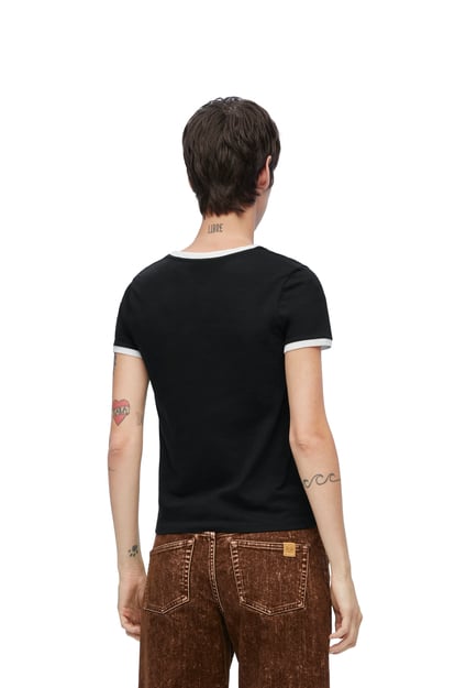 LOEWE スリムフィット Tシャツ（コットン） ブラック/ホワイト plp_rd
