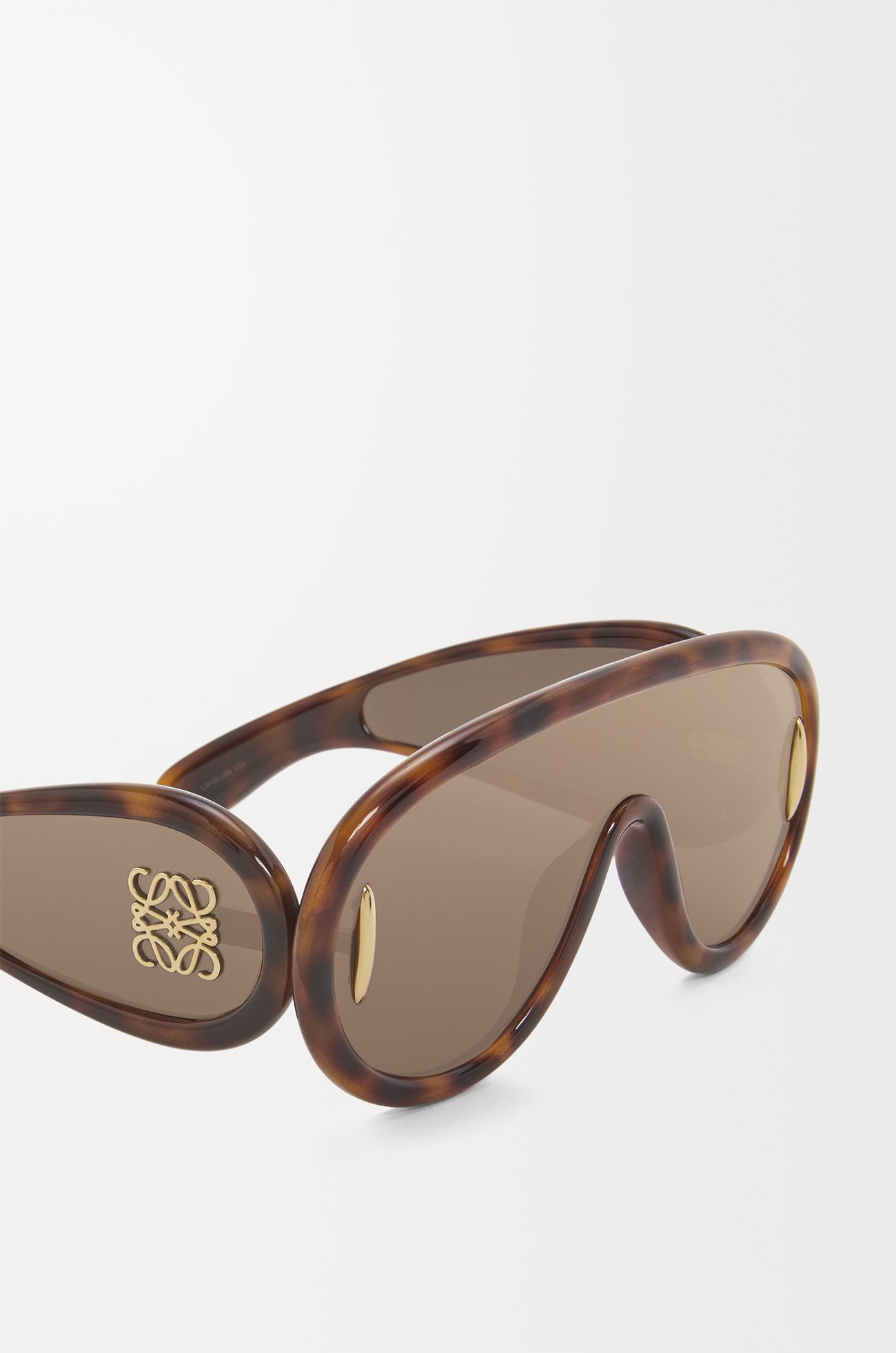 LOEWE Wave mask sunglasses Havana