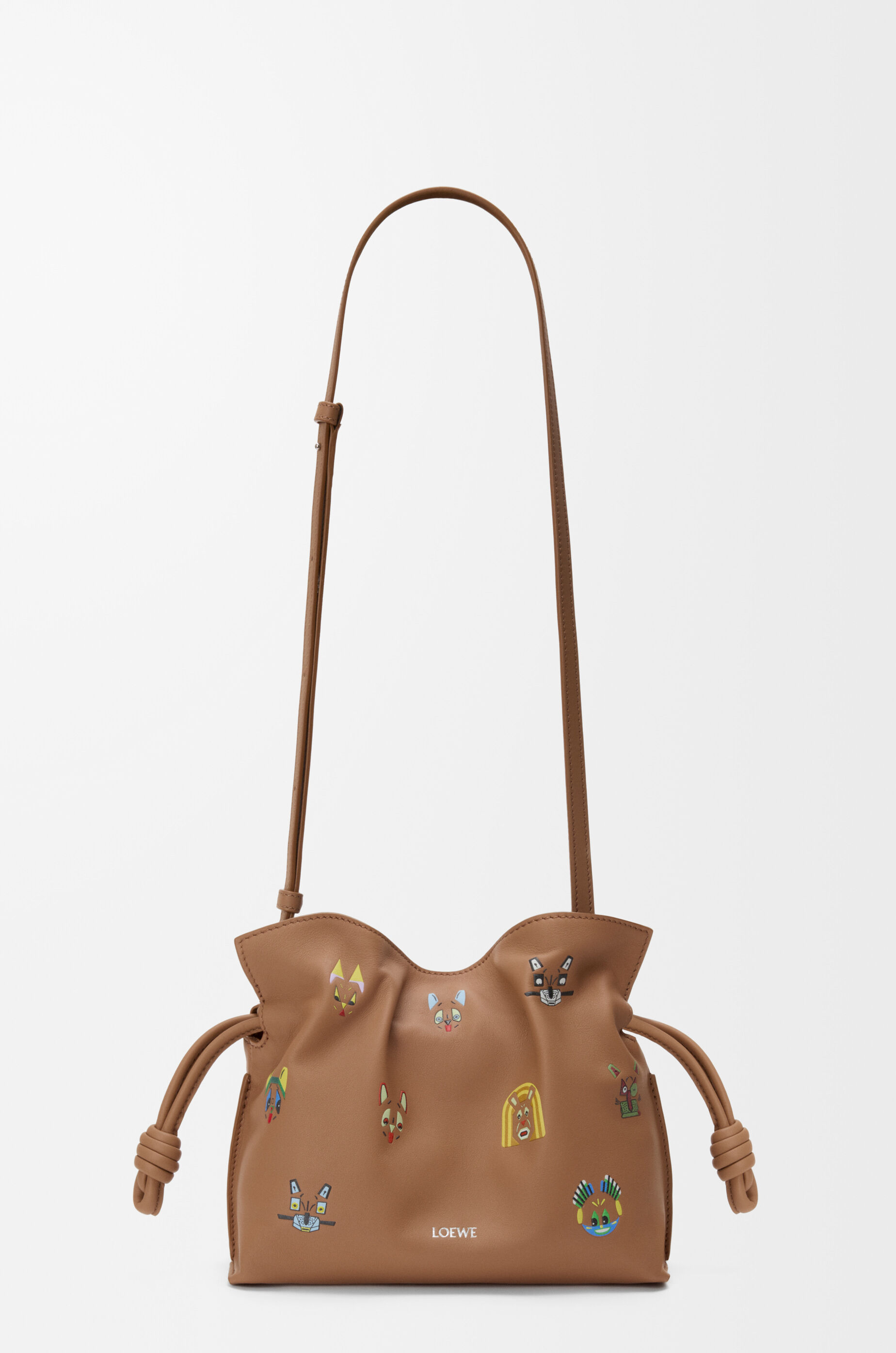 キャッツ フラメンコクラッチ ミニ（ナパカーフ） ブラウン - LOEWE