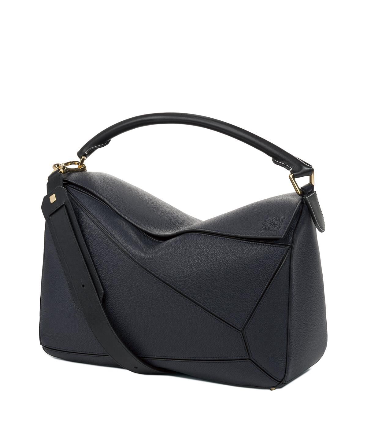 Puzzle Large Bag Midnight Blue/Black LOEWE