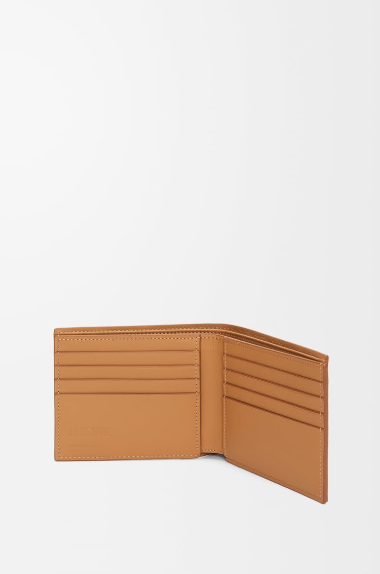LOEWE Bifold wallet in satin calfskin Warm Desert