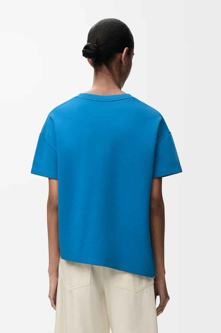 LOEWE アシンメトリー Tシャツ（コットンブレンド） ブルー