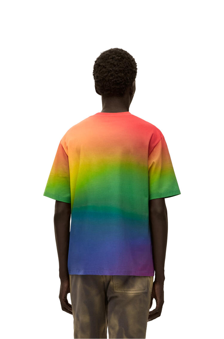 LOEWE Rainbow Anagram T-shirt in cotton Multicolor