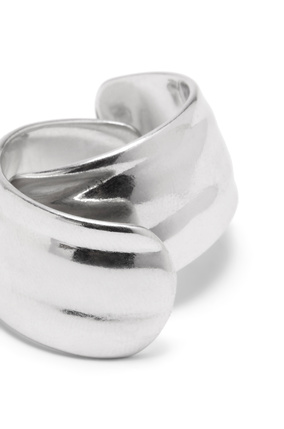 LOEWE Nappa knot earrings in sterling silver Silver plp_rd