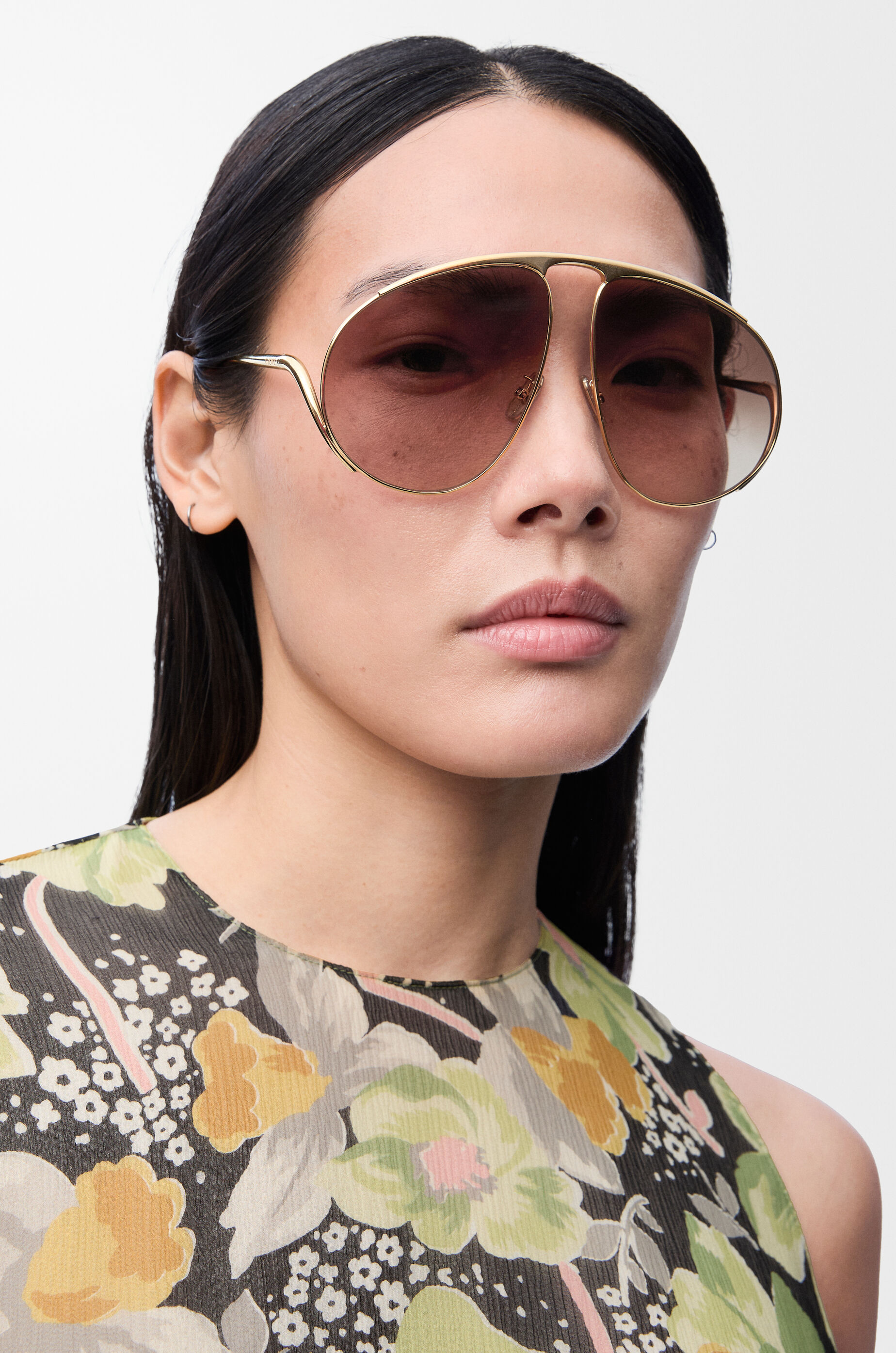 レビュー高評価のおせち贈り物 ヒロック LOEWE - グラデーションブラウン サングラス 小物