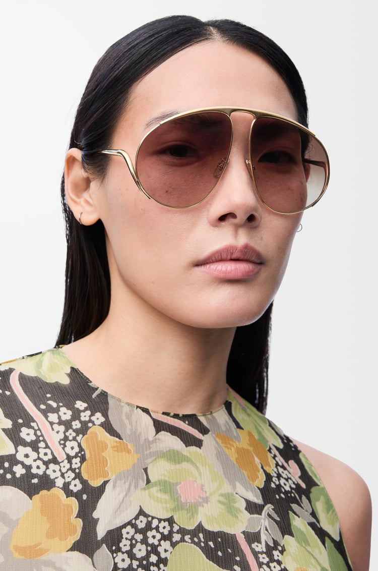 LOEWE Hillock sunglasses Gradient Brown