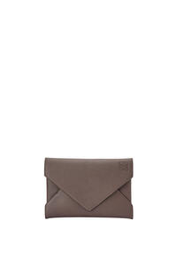 LOEWE Envelope pouch in goatskin Taupe
