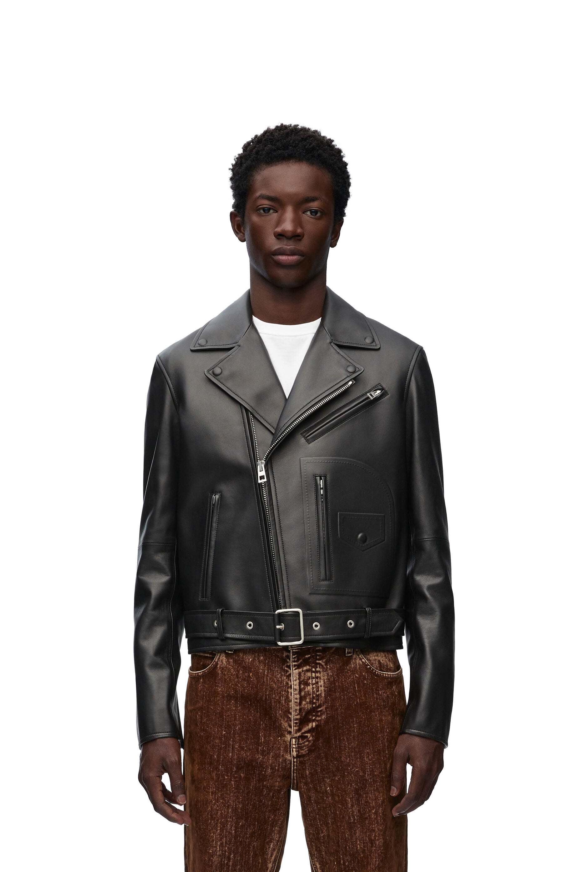 Loewe men's leather jacket hotsell