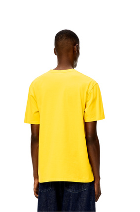 LOEWE Yu-Bird T-shirt in cotton Yellow/Multicolour plp_rd