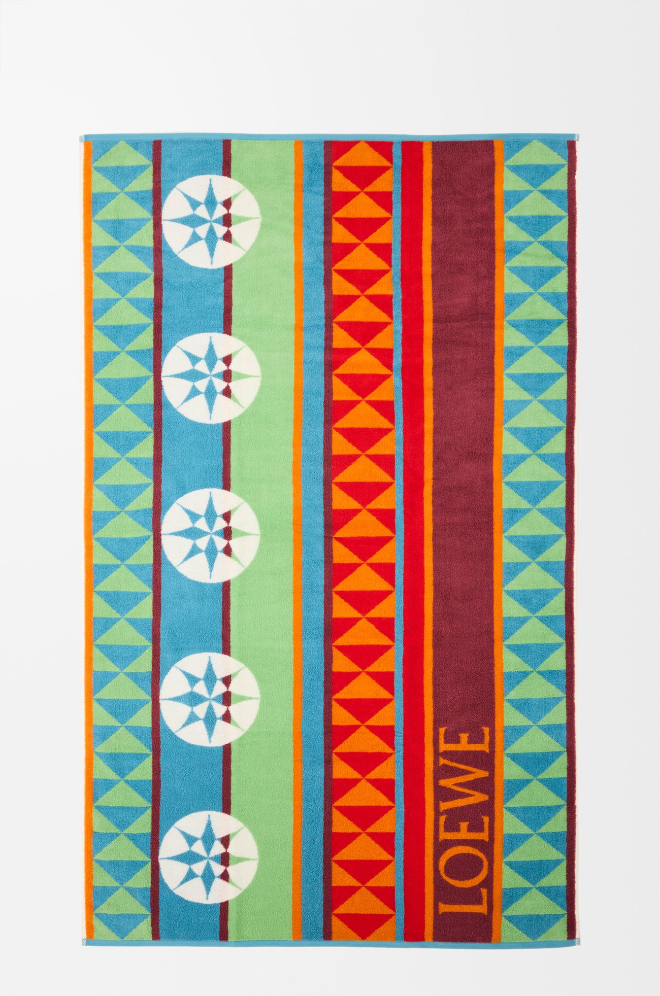 LOEWE Towel in cotton Multicolor