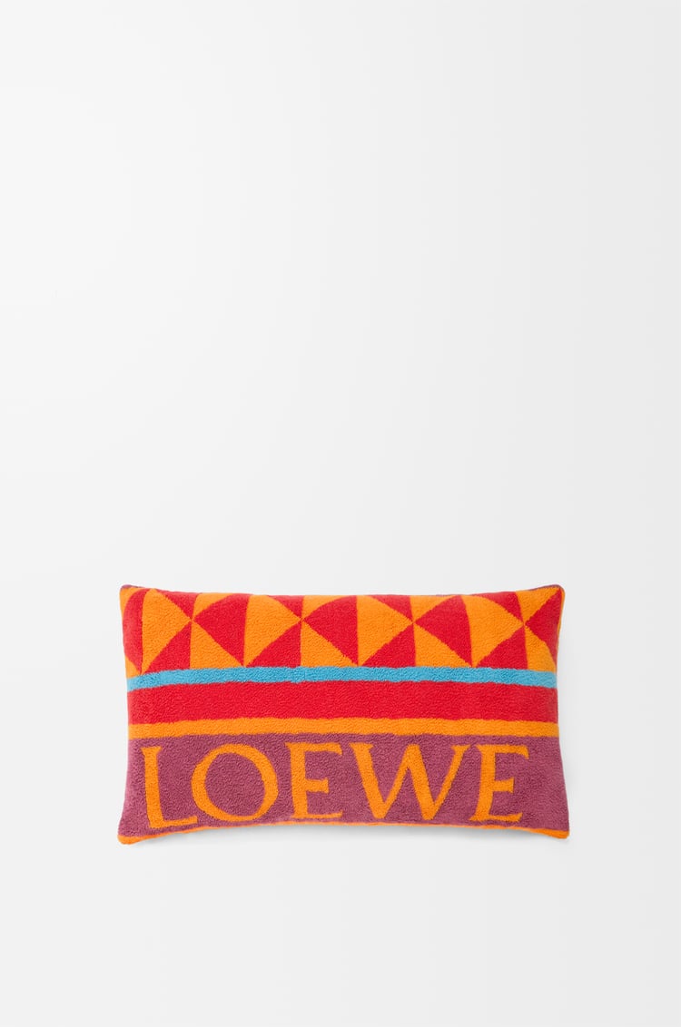 LOEWE Cojín en algodón Multicolor