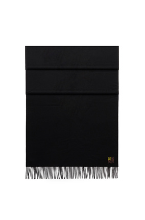LOEWE Anagram scarf in cashmere Black plp_rd