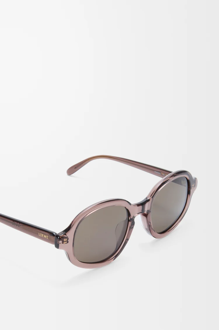 LOEWE Delta Slim sunglasses Transparent Brown