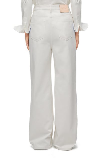 LOEWE High waisted jeans in cotton White plp_rd