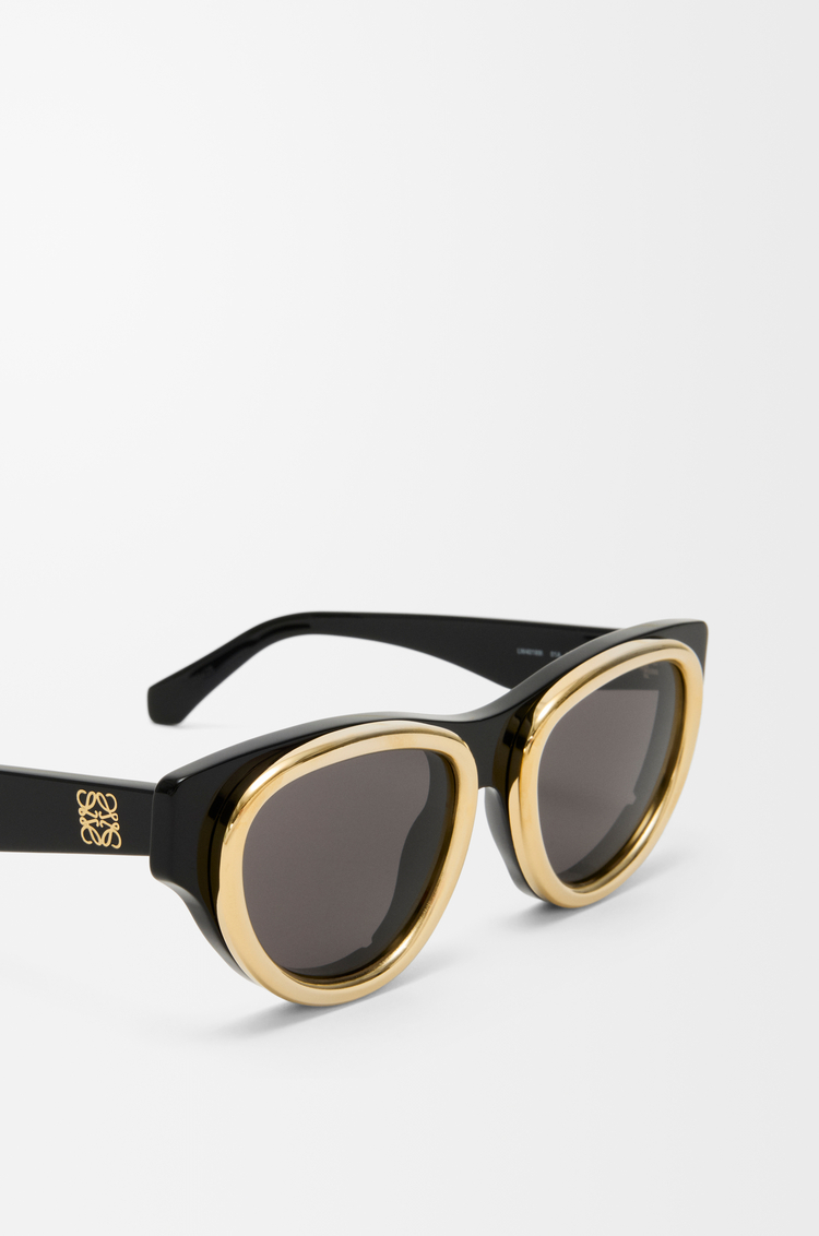 LOEWE Gafas de sol Mini Anagram Swan Negro