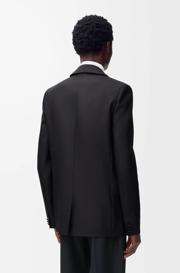 LOEWE Veste en laine et soie Noir